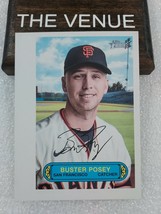 2022 Topps Heritage - 1973 Pin Ups Box Topper #73PU12 Buster Posey Giants - £8.25 GBP