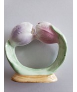 Vintage Pia Bone China Delicate Flower  Napkin Ring Holder Philippines ~... - $26.18