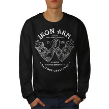 Wellcoda Iron Arm Sailor Sport Mens Sweatshirt, Iron Casual Pullover Jumper - £23.72 GBP+