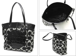Authentic Coach Signature Shopper ashley Shoulder handbag purse tote F18335 new - £157.38 GBP