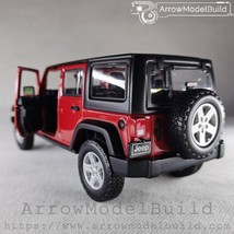 ArrowModelBuild Jeep Wrangler Custom Color (Willis Battle Orange) Built &amp; Painte - £88.46 GBP
