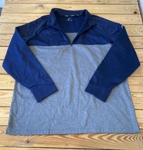 Nike Golf Men’s 1/4 Zip Pullover jacket size 2XL Blue grey S8 - $24.74