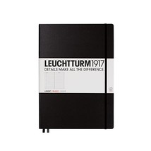 Leuchtturm1917 225mm x 315mm A4 Plus Master Ruled Notebook Black  - £60.73 GBP