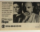 Chicago Hope Tv Show Print Ad Vintage Hector Elizondo Rocky Carroll TPA2 - $5.93