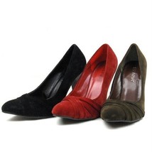 Classic Pointed Toe Stiletto Heel Pumps, Women&#39;s Shoes, Black/Brown/Red 5.5-10US - £4.34 GBP