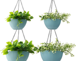Hanging Pots for Plants Outdoor Indoor, Hanging Planters 4 Pack, 10 Inch... - £34.16 GBP