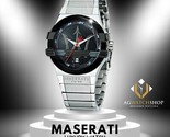 Maserati Potenza Herren-Armbanduhr, analog, Edelstahl, Quarz, Silber,... - £124.93 GBP