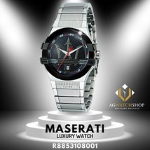 Maserati Potenza Herren-Armbanduhr, analog, Edelstahl, Quarz, Silber,... - £125.25 GBP