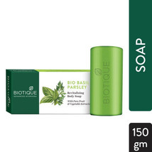 Biotique Bio Basil and Parsley Revitalizing Body Soap - 150g (Pack of 1) - £7.65 GBP