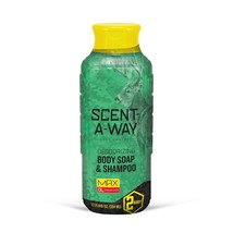 Hunters Specialties Scent-A-Way MAX 32oz Liquid Body Soap &amp; Shampoo, Green, 32 o - £25.57 GBP