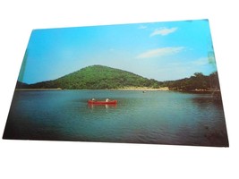 Vtg Postcard unposted Cowens Gap State Park Fulton Co PA 1960s lake Park... - $5.20