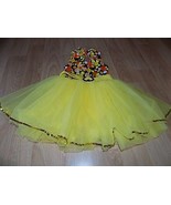 Size Small 5-7 A Wish Come True Yellow Orange Dance Tutu Leotard Costume... - £22.38 GBP