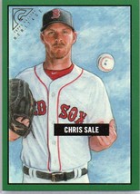 2017 Topps Gallery Heritage Green Parallel Chris Sale Red Sox 122/250 - £2.35 GBP