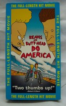 Vintage MTV Beavis and Butt-Head Do America Full Length Movie VHS VIDEO 1997 - £11.83 GBP