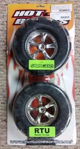Hot Bodies HB 61179 Dagger Wheel w/ Padlock Tire 1 Pr HPI Savage T-MAXX RC Part - £40.05 GBP