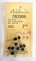 2N3906 NTE159 Silicon PNP Audio Amplifier 10pcs in bag nip ECG159 - $14.35