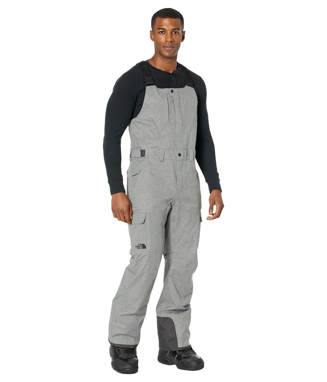 The North Face Freedom Bib Mens Snowboard Ski Pants TNF Gray Heather Size XL Item image 6