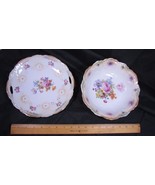 Vintage Bavaria Scallop Double Handle Platter &amp; Bowl Wild Rose Schumann ... - €35,73 EUR