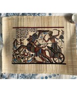 Set Of 2 AUTHENTIC EGYPTIAN PAINTINGS ON PAPYRUS With Custom Packaging Tube - €12,29 EUR