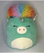 Squishmallow 16” Kennedy the Unicorn Squish-Doos  Plush 2021 Rainbow Hai... - $12.16