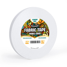 TSSART Fabric Tape - Sticky Double-Sided Tape Strong Adhesive Cloth Tape Press-O - £11.78 GBP