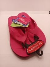 OKABASHI Aspire Flip Flop Sandals Pink Women&#39;s Size M 6.5-7.5 Made in USA - £14.46 GBP