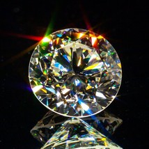 1.71 Carat Desseré K/VS2 Rond Brillant Coupe Diamant Certifié GIA - £8,660.43 GBP