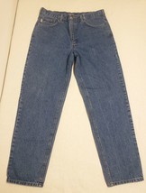 Carhartt Blue Jeans Denim Pants Mens Size 36x32 Outdoor Construction Hunting - £10.49 GBP