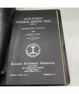 Raco- Everett Universal Bonding Drill Model 50 Operating Manual Parts List - €38,23 EUR