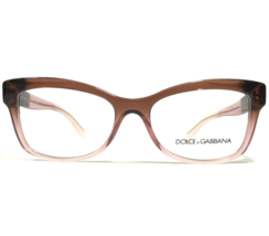 Dolce &amp; Gabbana Brille Rahmen DG3254 3060 Klar Brown Pink Fade 52-16-140 - £104.14 GBP