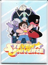 Steven Universe Animated TV Series Group Light Blue Refrigerator Magnet UNUSED - £3.13 GBP