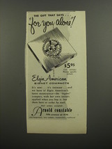 1953 Elgin American Signet Compacts Ad - The gift that says.. for you alone - £14.78 GBP