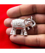 925 Sterling Silver Elephant Article, Good Luck Gift, Elephant Figurine ... - $221.00