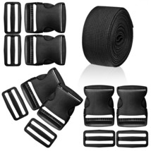 1.5 Inches Plastic Quick Release Buckles Flat Shape Buckles And Tri-Glid... - $24.69