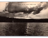 Lake Auburn Sunset Auburn Maine ME UNP DB Postcard U13 - $2.92
