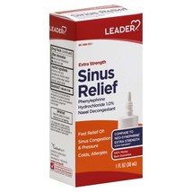 Leader Extra Strength Sinus Relief Nasal Spray Decongestant 1 FL OZ Pack... - €46,51 EUR
