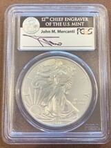 2011 W- American Silver Eagle- PCGS- MS70- John Mercanti - £103.02 GBP