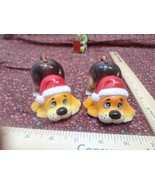 2 Christmas Pound Plastic Puppy Hound Dog - $13.50