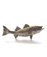 Grillie Striped Bass-N - Striped Bass Grille Ornament in Antiqued Nickel... - £45.96 GBP
