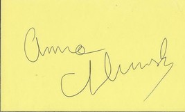 Anna Chlumsky Signed Vintage 3x5 Index Card JSA Veep My Girl - $39.59