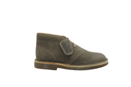 [04840] Clarks Desert Boot Boys Junior Kids Taupe Distressed Wide - $74.95