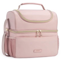 Dual Compartment Lunch Bag Women Insulated Lunch Box Cooler Bag For Men,... - £34.17 GBP