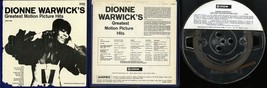 DIONNE WARICK&#39;S GREATEST MOVIE HITS REEL TAPE SCEPTER X 575 3-3/4 IPS TE... - $55.95