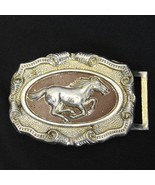 Mustang Western Style Belt Buckle Horse 2-1/2&quot; x 3-1/4&quot; - $20.57