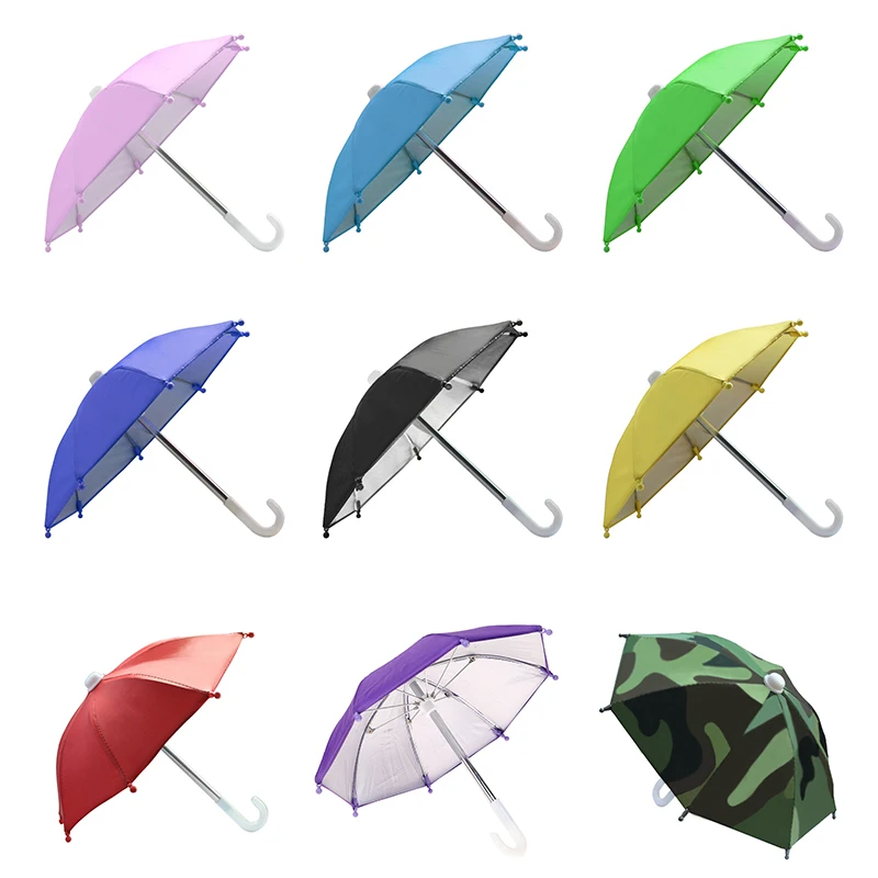 Bicycle Phone Holder Mini Sunshade Umbrella Polyester Mobile Automatic - £9.83 GBP