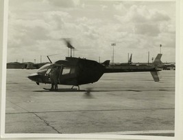 Vintage US Army Photo Caswell Airforce Base Vietnam Helicopter Black White 8X10 - £13.22 GBP