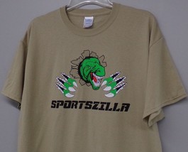 SPORTSZILLA T-Shirt Size XL T-Rex Jurassic Godzilla Fossil Shriners Char... - £15.68 GBP