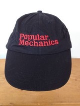 Popular Mechanics Embroidered Baseball Hat Black Adjustable One Size - $12.99