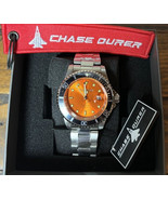 very nice Chase Durer Men's Dive Watch Orange Dial CDW-0125 dad/grad day gift - $88.74