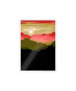 Mountain Sunset Gloss Poster | Nature Wall Art | Home Decor - $29.24 CAD